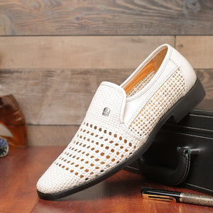 2019 New Summer Men's Genuine Leather Soft Bottom Shoes